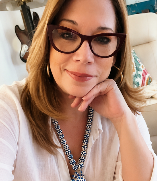 Blue Spots Crab Necklace