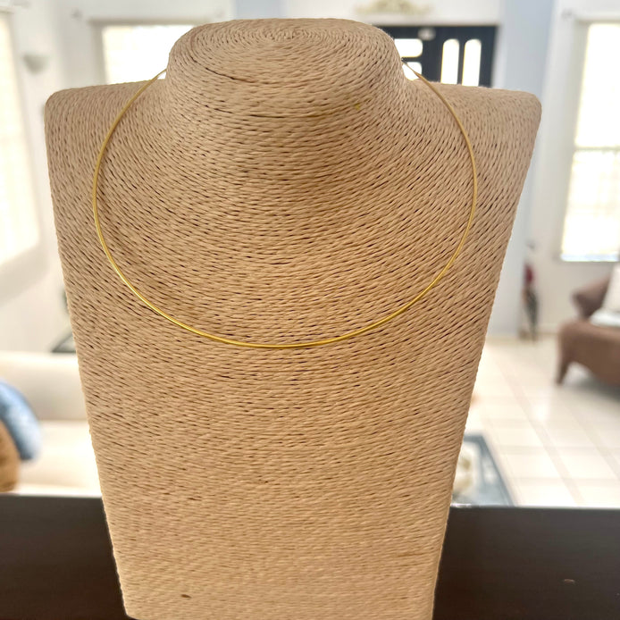 Gold Stainless Steel Choker - Georgie Rosario Jewelry and more...