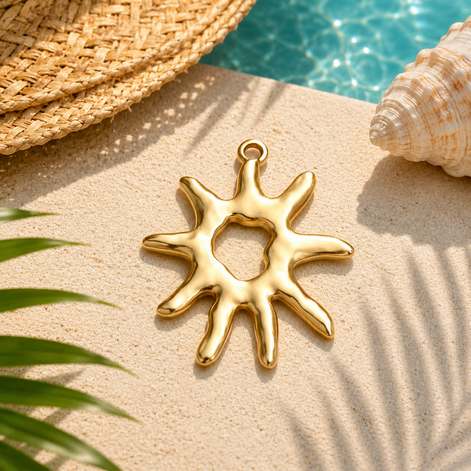 Golden Sunbeam Pendant