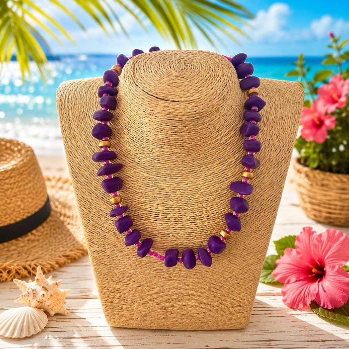 Purple  Convertible Choker - Georgie Rosario Jewelry and more...
