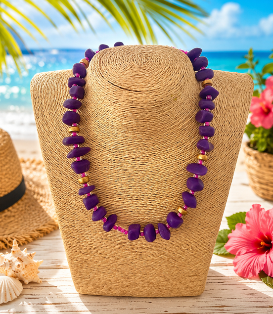 Purple  Convertible Choker