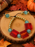 Caribbean Autumn Dark Orange Bracelet