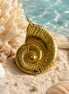 Golden Tide Shell Pendant - Georgie Rosario Jewelry and more...