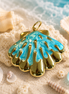 Ocean Glow Blue Pendant - Georgie Rosario Jewelry and more...