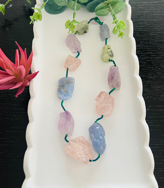 Sweet Pastels Choker - Georgie Rosario Jewelry and more...