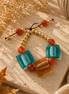 Caribbean Turquoise and Brown Bracelet