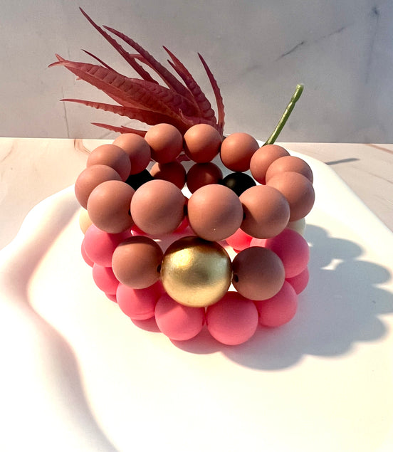 In Pink Tones Bracelets Set - Georgie Rosario Jewelry and more...