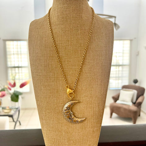 Our moon pendant - Georgie Rosario Jewelry and more...