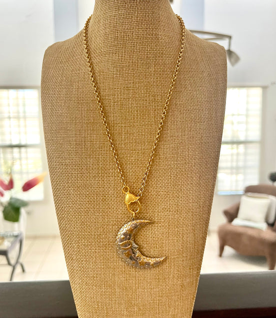 Our moon pendant - Georgie Rosario Jewelry and more...