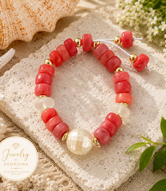 Guava Rose Island Bracelet