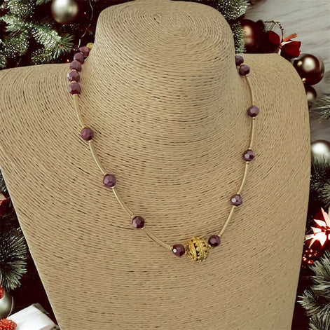 It’s gold and wine