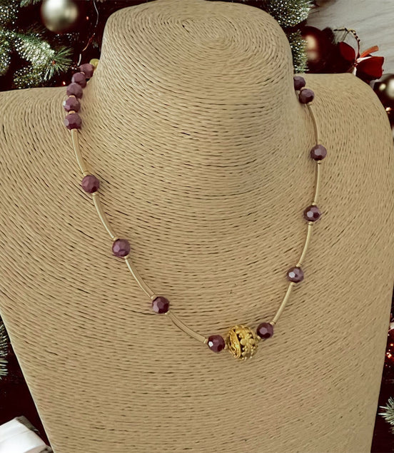 It’s gold and wine