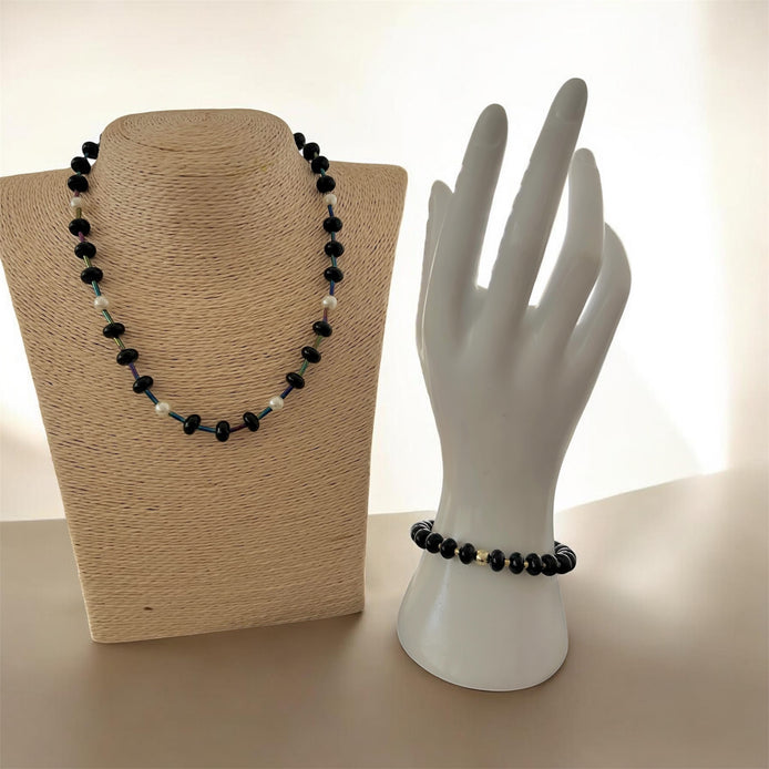 Black Brigitte Set - Georgie Rosario Jewelry and more...