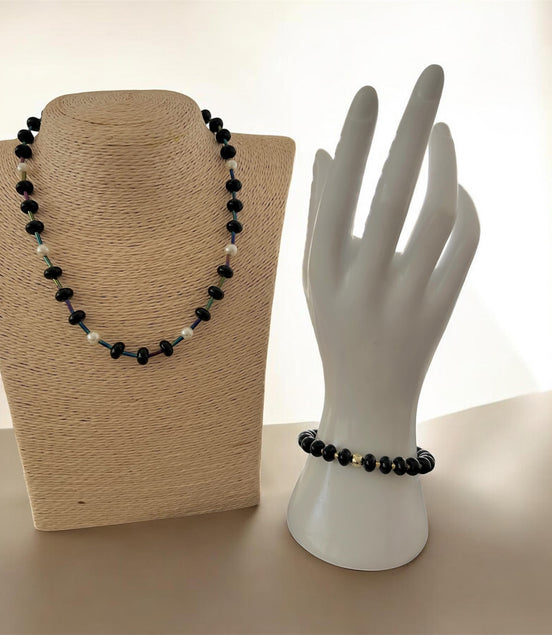 Black Brigitte Set - Georgie Rosario Jewelry and more...