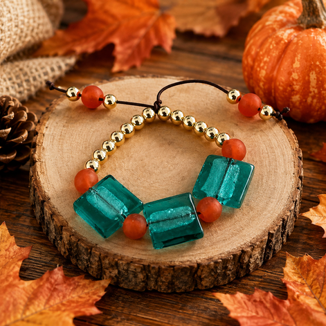 Caribbean Autumn Turquoise Bracelet