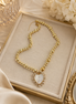 Pearly Heart Radiance Necklace - Georgie Rosario Jewelry and more...