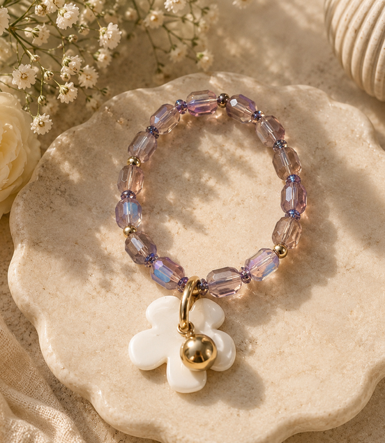 Lavender Bloom Bracelet