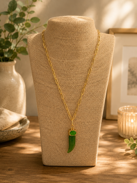 Green Pendant Necklace - Georgie Rosario Jewelry and more...
