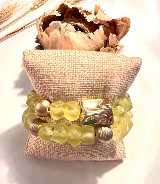 Eleanor Yellow Bracelets