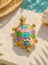 Ocean Escape Turtle Pendant - Georgie Rosario Jewelry and more...