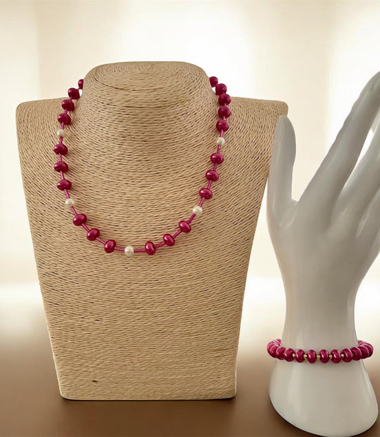 Fuschia Brigitte Set - Georgie Rosario Jewelry and more...