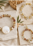 Autumn Pearl Bracelets Trio