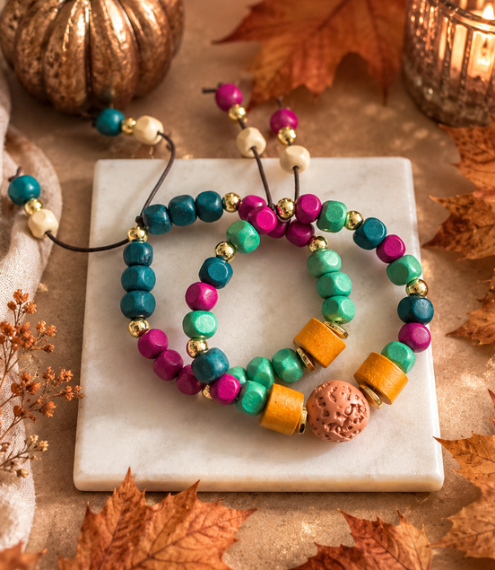 Autumn Fiesta Too Bracelets Set - Georgie Rosario Jewelry and more...
