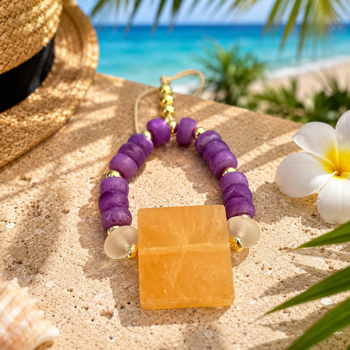 Yellow island bracelet