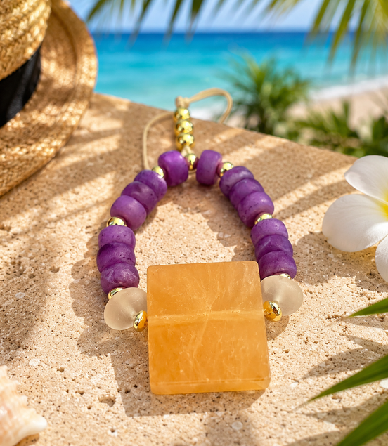Yellow island bracelet - Georgie Rosario Jewelry and more...