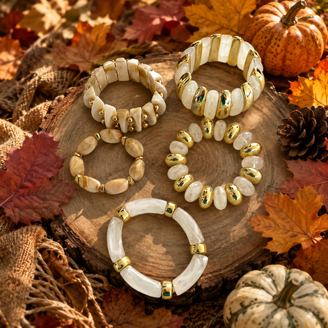 Autumn Ivory Bracelets Set