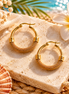 ✨ Golden Weave Hoop Earrings ✨