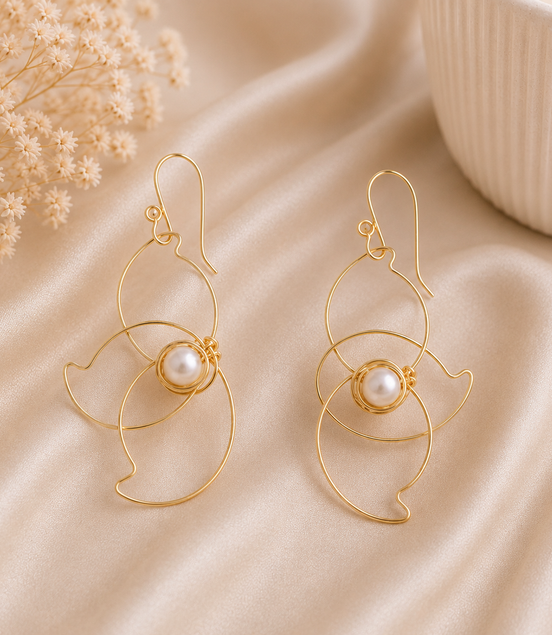 Ava Pearl Earrings - Georgie Rosario Jewelry and more...