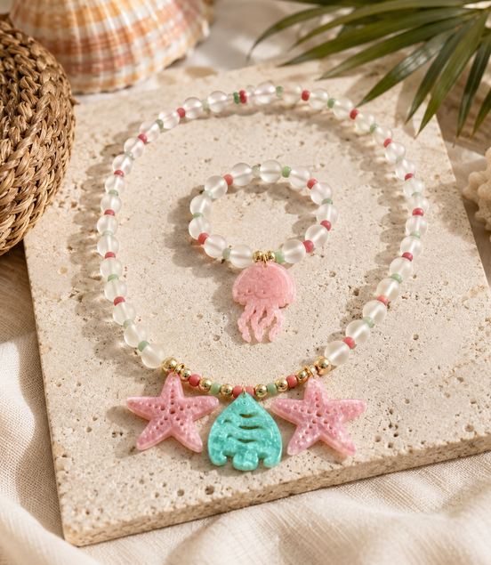 Seaside Blush Charm Set - Georgie Rosario Jewelry and more...