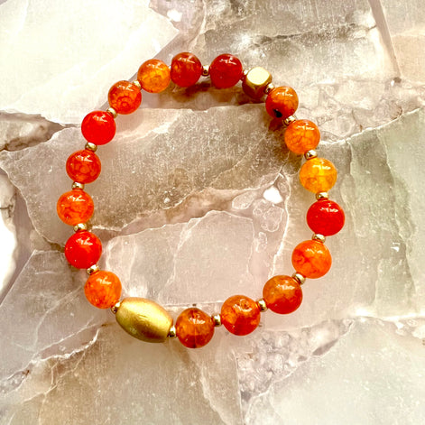 Melody Orange Bracelet