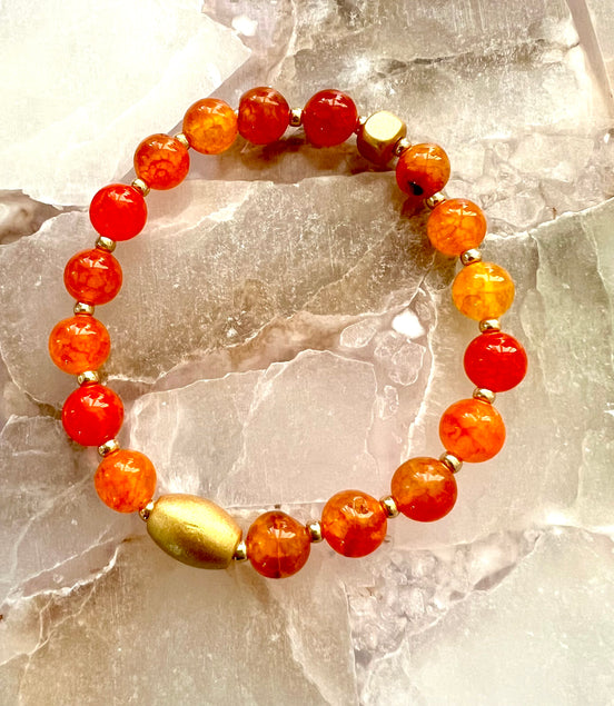 Melody Orange Bracelet
