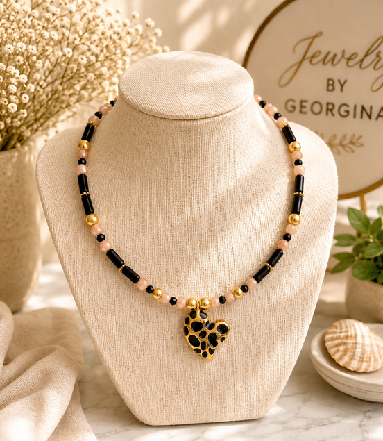 Black Elegance Choker Set - Georgie Rosario Jewelry and more...