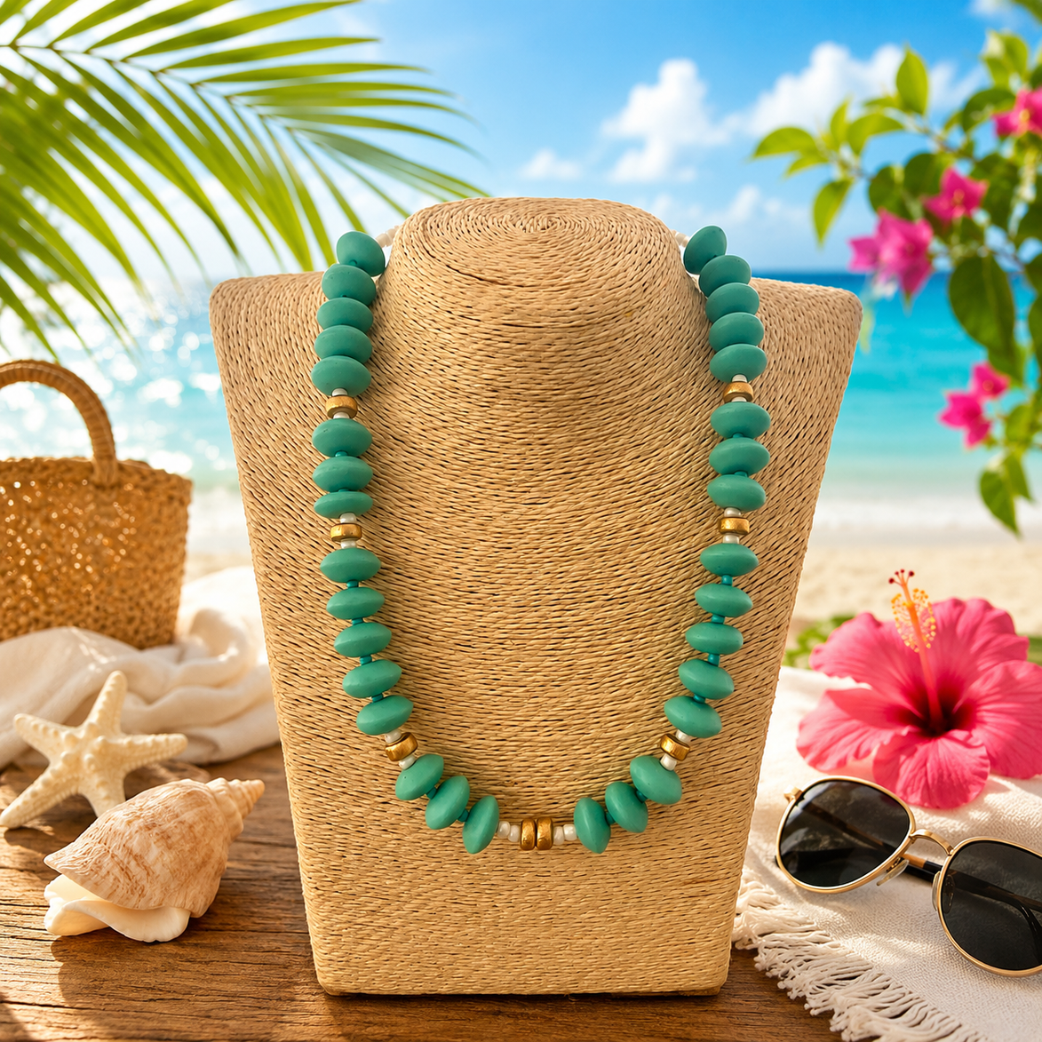 Turquoise convertible choker