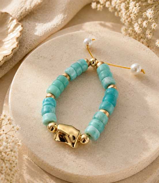 Aqua  Island Bracelet - Georgie Rosario Jewelry and more...