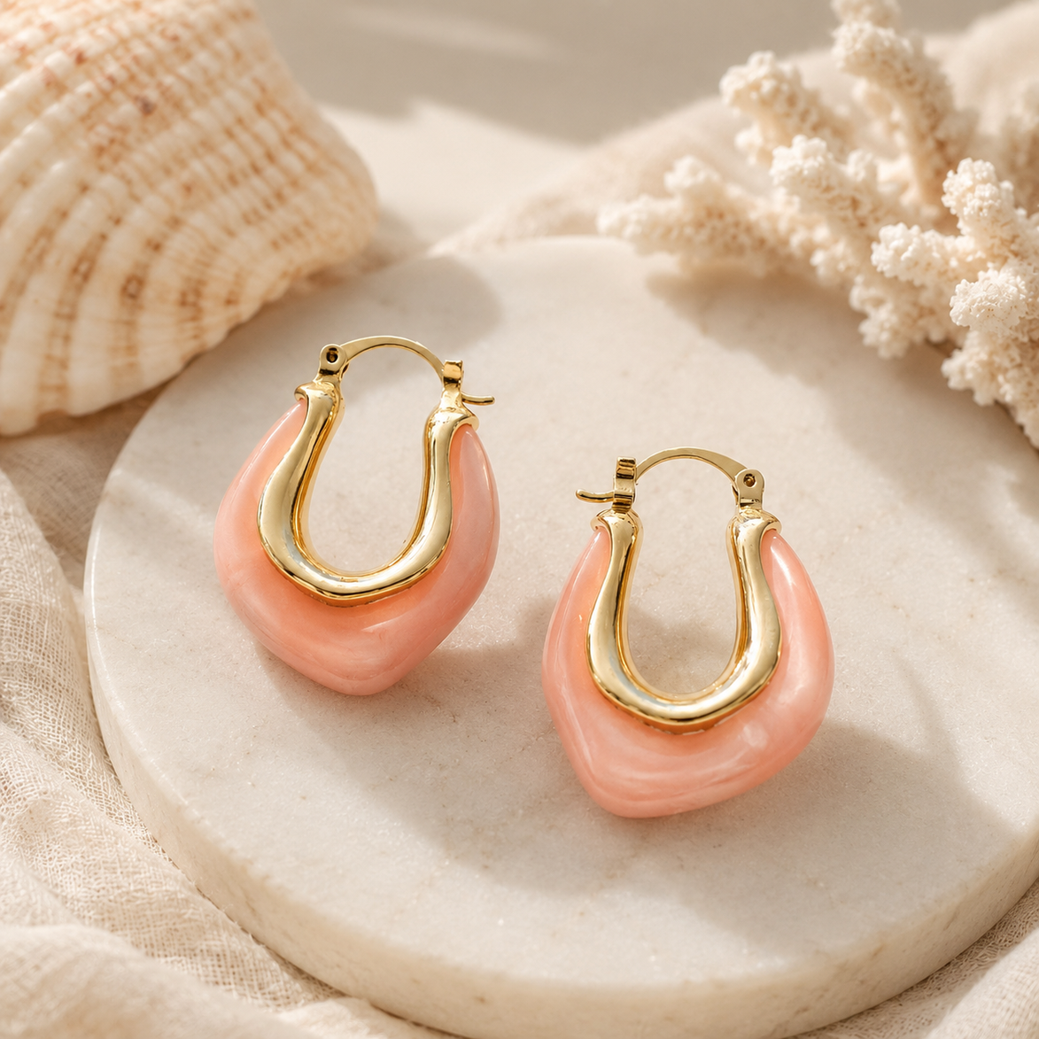 Pink Earrings