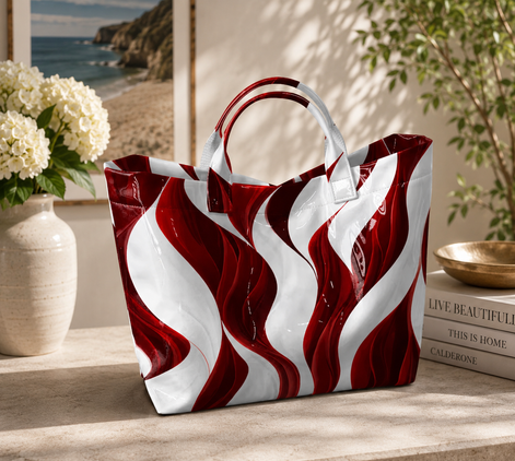 Summer Red Casual Bag - Georgie Rosario Jewelry and more...