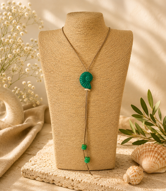 Coastal Turquoise Bolo Necklace - Georgie Rosario Jewelry and more...