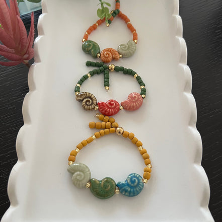 Shell Summer Bracelets - Georgie Rosario Jewelry and more...