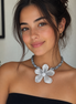 White Bloom Flower Choker