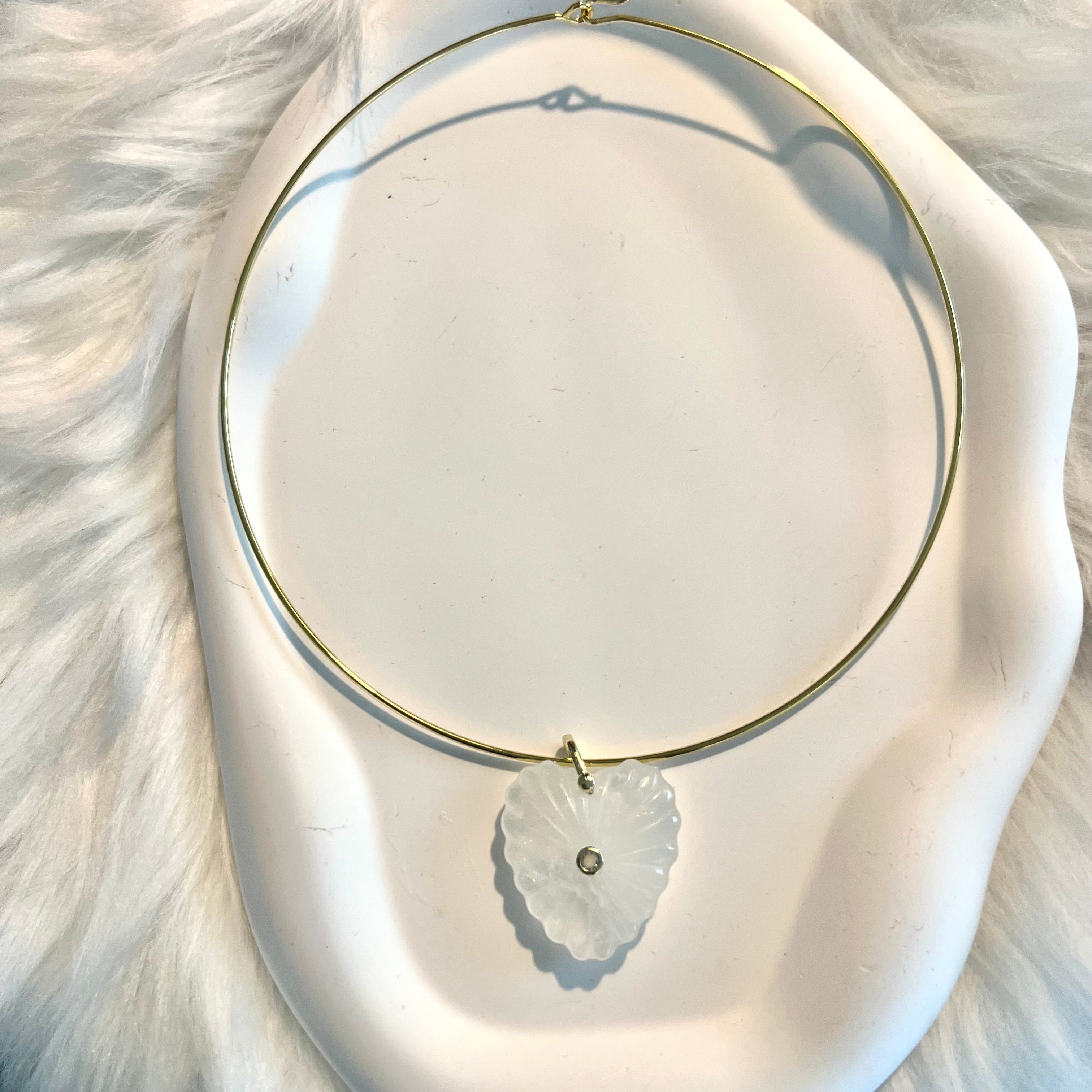 Clear Heart Quartz - Georgie Rosario Jewelry and more...