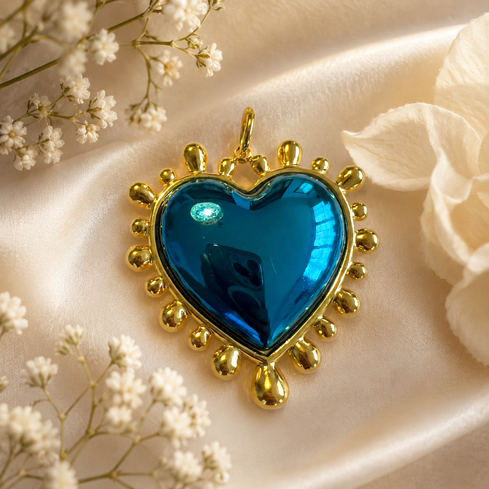 Blue Heart - Georgie Rosario Jewelry and more...
