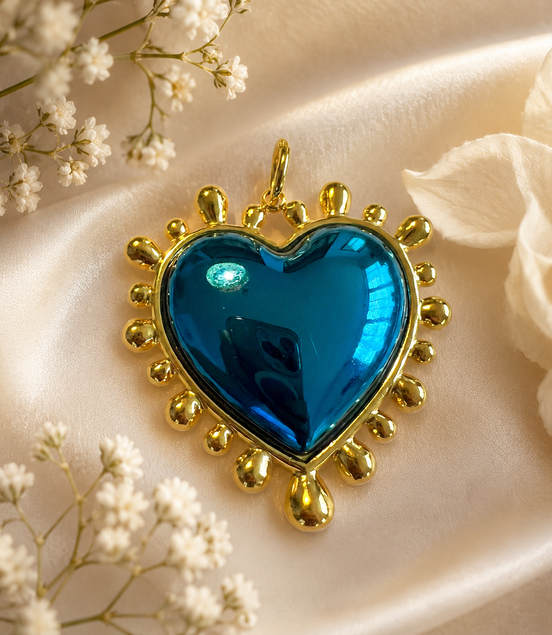 Blue Heart - Georgie Rosario Jewelry and more...