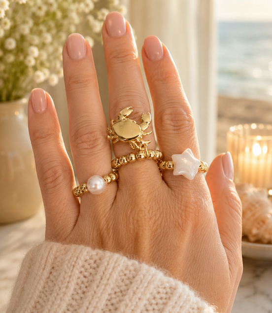 Trio summer ring set - Georgie Rosario Jewelry and more...