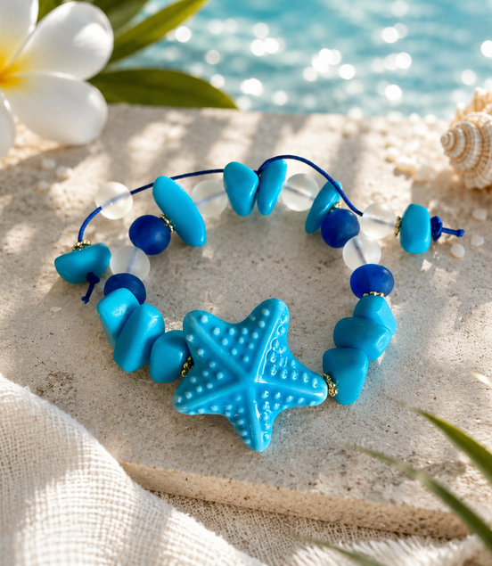 Caribbean Starfish Bracelet - Georgie Rosario Jewelry and more...