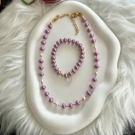 Lilac Brigitte Set - Georgie Rosario Jewelry and more...