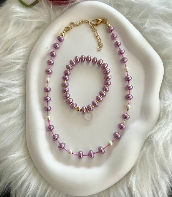 Lilac Brigitte Set - Georgie Rosario Jewelry and more...